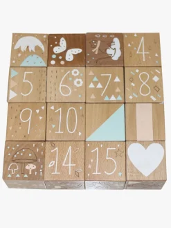 NordicPlay Trælegetøj></noscript>Nordic Play Træklodser 16 Stk., Natur