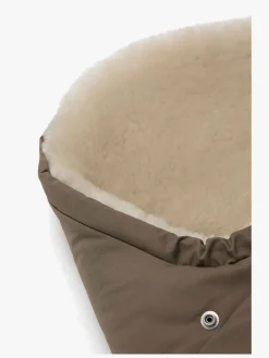 Nordlys Køreposer*Fenya Mini Lammeskindskørepose, Valnød/Beige Brun/Beige