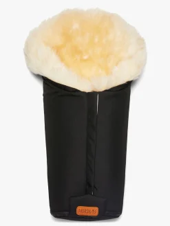 Nordlys Køreposer>Idun Mini Kørepose Lammeskind, Black/Natural