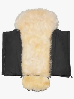 Nordlys Saga Lammeskindskørepose, Sort/Natur