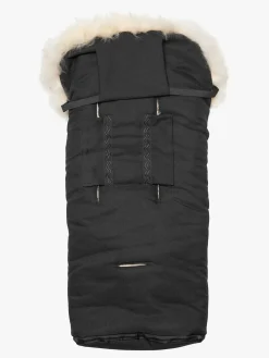 Nordlys Saga Lammeskindskørepose, Sort/Natur