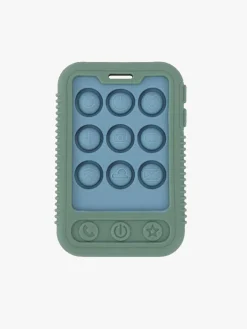 Nuby Babylegetøj>Phone Popper Bidelegetøj, Grøn/Blå
