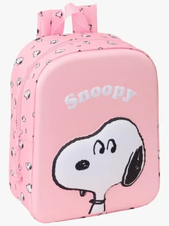 Snoopy Tasker*Nuser 3D Mini Rygsæk, Lyserød