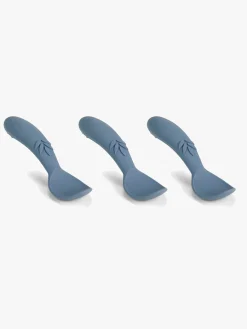 nuuroo Spisetid*Ella Skeer Silikone 3-pak, Bering Sea Blå