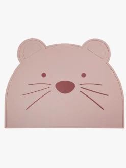 nuuroo Spisetid*Ester Ear Dækkeserviet Silikone, Woodrose Lyserød