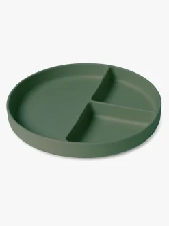 nuuroo Mingo Opdelt Tallerken Silikone, Dusty Green