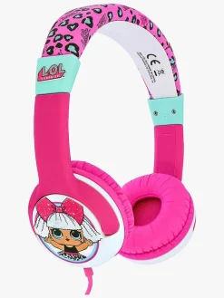 OTLTechnologies Elektronik & Media*OTL Junior On-Ear 85Db Høretelefoner Surprise, Lyserøde Lyserød