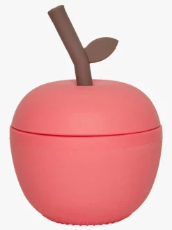 OYOY Spisetid*Apple Sugerørskop, Cherry Red Rød