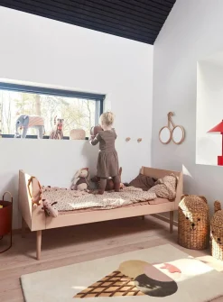 Børn OYOY Bear & Rabbit Opbevaringskurv 2-pak, Nature