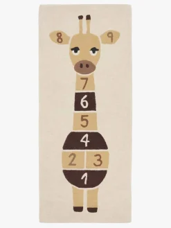 Børn OYOY Giraffe Hopscotch Legetæppe, Yellow