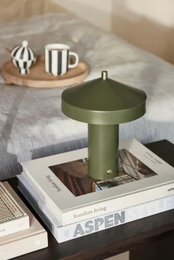 Børn OYOY Hatto LED Bordlampe, Olive