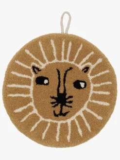 Børn OYOY Interiør>Lion Miniature Vægdekoration, Caramel