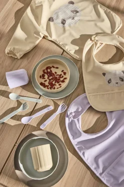 OYOY Lun Lun Panda  Langærmet Hagesmæk, Butter