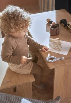 OYOY Spisetid*Mellow Ske med Håndtag 2-pak, Dusty Blue Blå