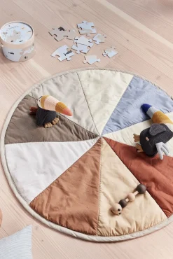 Børn OYOY Interiør></noscript>Moni  Quiltet Legetæppe, Beige