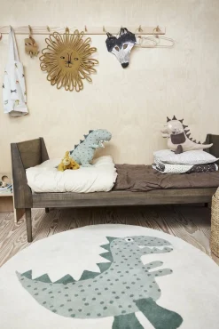 Børn OYOY Gulvtæpper>Theo Dino Gulvtæppe 120, Green