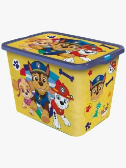 PawPatrol Opbevaring*Paw Patrol Opbevaringskasser Sæt 23l & 7l, Gul