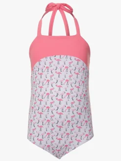 PetitCrabe Uv & Strand*Petit Crabe Ines Badedragt, Flamingos