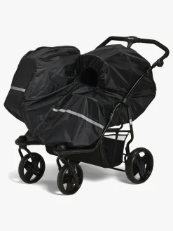 PetiteCherie Petite Cherie Regnslag til Søskendevogn, Black