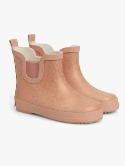 PetiteCherieAtelier Gummistøvler*Petite Chérie Atelier Alicia Gummistøvler, Glitter Mellow Pink Lyserød