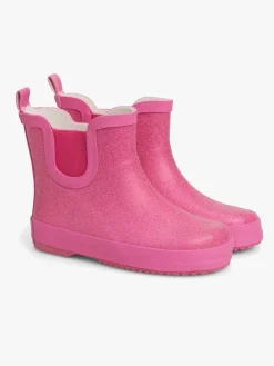 PetiteCherieAtelier Gummistøvler*Petite Chérie Atelier Alicia Gummistøvler, Glitter Ibis Rose Lyserød
