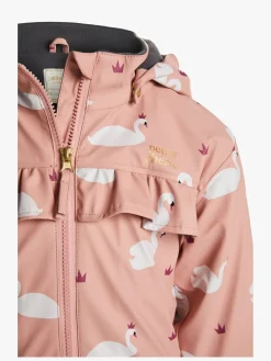 Børn PetiteCherieAtelier Regntøj></noscript>Petite Chérie Atelier Aline Foret Regnsæt, Swan Mellow Rose