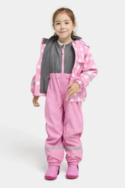 Børn PetiteCherieAtelier Regntøj></noscript>Petite Chérie Atelier Aline Foret Regnsæt, Purple Dots