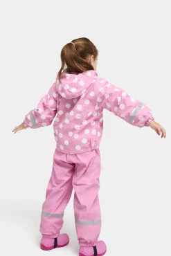 Børn PetiteCherieAtelier Regntøj></noscript>Petite Chérie Atelier Aline Foret Regnsæt, Purple Dots