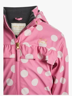 Børn PetiteCherieAtelier Regntøj></noscript>Petite Chérie Atelier Aline Foret Regnsæt, Purple Dots