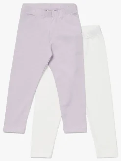 PetiteCherieAtelier Underdele*Petite Chérie Atelier Arielle Leggings 2-pak, White/Lavender