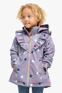 PetiteCherieAtelier Overtøj*Petite Chérie Atelier Astrid Skaljakke, Dots Lavender Gray Lilla/Lyserød/Blå