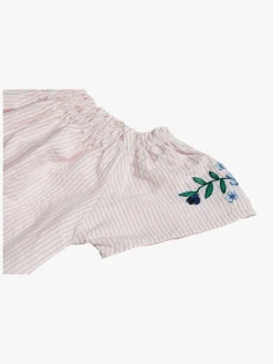 Børn PetiteCherieAtelier Overdele></noscript>Petite Chérie Atelier Avola Kjole, Pink/White