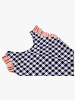 PetiteCherieAtelier Uv & Strand*Petite Chérie Atelier Bonnie Badedragt, Phantom Blå/Hvid