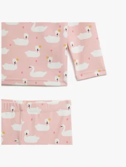 Børn PetiteCherieAtelier Uv & Strand>Petite Chérie Atelier Cecina UV-Sæt, Swan