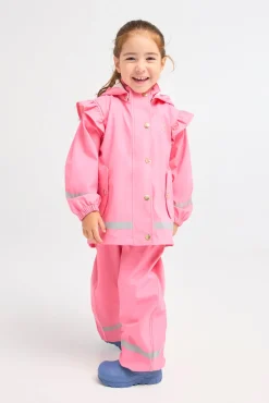 PetiteCherieAtelier Regntøj*Petite Chérie Atelier Claire Regnsæt, Flowering Ginger Lyserød