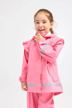 PetiteCherieAtelier Regntøj*Petite Chérie Atelier Claire Regnsæt, Flowering Ginger Lyserød