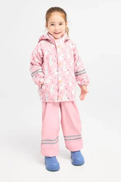 PetiteCherieAtelier Regntøj*Petite Chérie Atelier Cleo Regnsæt, Bunny Meadow/Bridal Rose Lyserød/Hvid