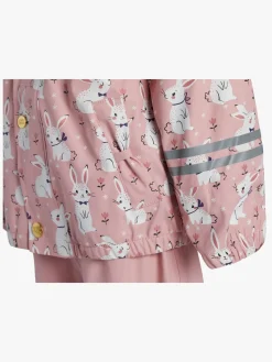 PetiteCherieAtelier Regntøj*Petite Chérie Atelier Cleo Regnsæt, Bunny Meadow/Bridal Rose Lyserød/Hvid