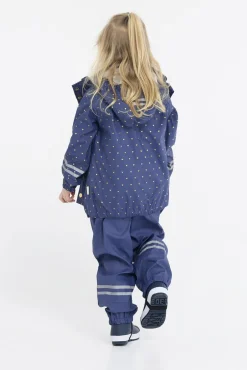 Børn PetiteCherieAtelier Regntøj></noscript>Petite Chérie Atelier Cleo Regnsæt, Crown Blue Mini Hearts