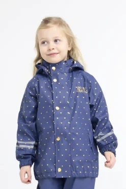 Børn PetiteCherieAtelier Regntøj></noscript>Petite Chérie Atelier Cleo Regnsæt, Crown Blue Mini Hearts