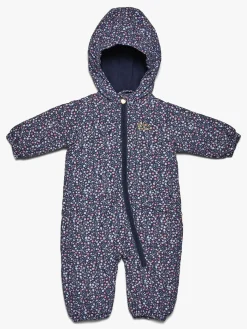 PetiteCherieAtelier Flyverdragter*Petite Chérie Atelier Gisele Køredragt, Navy Small Flower Blå/Flerfarvet