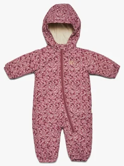 Børn PetiteCherieAtelier Flyverdragter|Overtøj>Petite Chérie Atelier Gisele Køredragt, Pink Small Flower