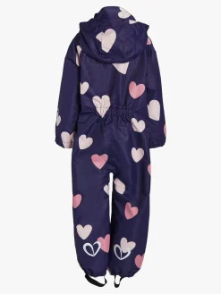 Børn PetiteCherieAtelier Flyverdragter>Petite Chérie Atelier Lily Skalflyverdragt, Hearts Navy
