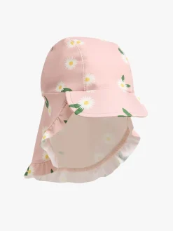 PetiteCherieAtelier Uv & Strand*Petite Chérie Atelier Lou UV-Hat, Pink Daisy Lyserød/Hvid