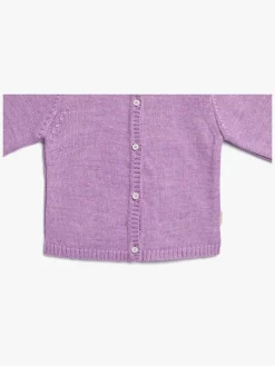 Børn PetiteCherieAtelier Petite Chérie Atelier Margit Babytrøje, Light Purple/Dusty Purple
