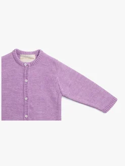 Børn PetiteCherieAtelier Petite Chérie Atelier Margit Babytrøje, Light Purple/Dusty Purple
