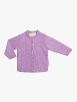Børn PetiteCherieAtelier Petite Chérie Atelier Margit Babytrøje, Light Purple/Dusty Purple