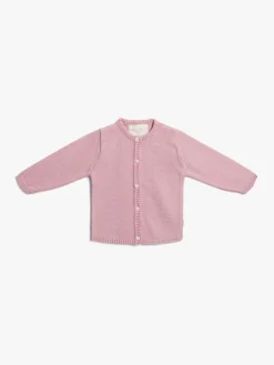 Børn PetiteCherieAtelier Petite Chérie Atelier Margit Babytrøje, Light Pink/Dusty Pink