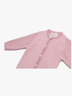 Børn PetiteCherieAtelier Petite Chérie Atelier Margit Babytrøje, Light Pink/Dusty Pink