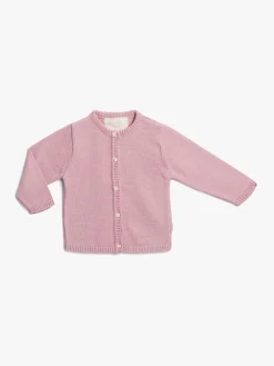 Børn PetiteCherieAtelier Petite Chérie Atelier Margit Babytrøje, Light Pink/Dusty Pink